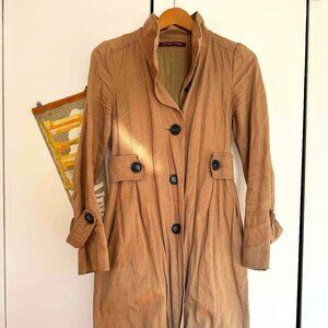 Comptoir Des Cotonniers -- Mid Season Coat / "Gabardine"